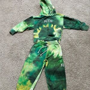 Kith Treats Skeleton Toddler Set - Green Apple Chiller